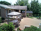 another view of patio from gazebo